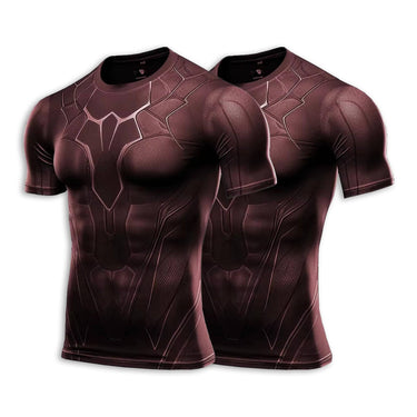 Dark Vector Red Compression Shirt XMARTIAL