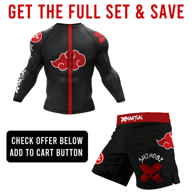 Daybreak Ninja 2.0 Hybrid Anime BJJ Shorts XMARTIAL