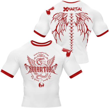 Death Roll BJJ Rash Guard XMARTIAL