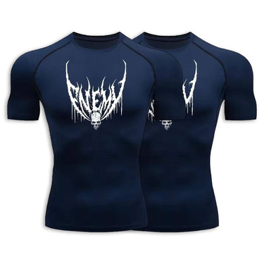 Enemy Navy Compression Shirt XMARTIAL