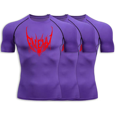 Enemy Purple Compression Shirt XMARTIAL
