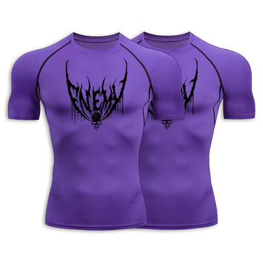 Enemy Purple Compression Shirt XMARTIAL