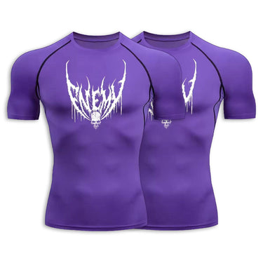 Enemy Purple Compression Shirt XMARTIAL