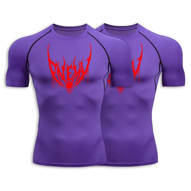 Enemy Purple Compression Shirt XMARTIAL