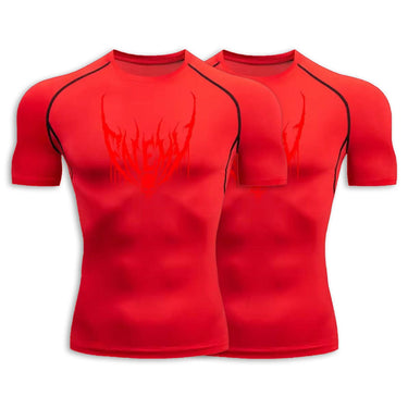 Enemy Red Compression Shirt XMARTIAL