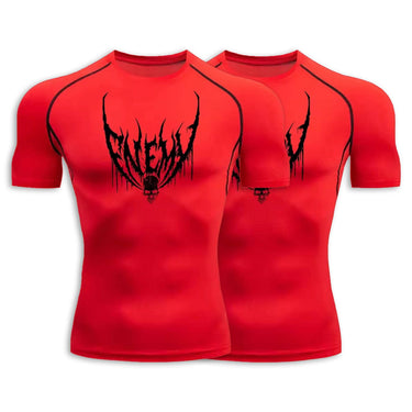 Enemy Red Compression Shirt XMARTIAL