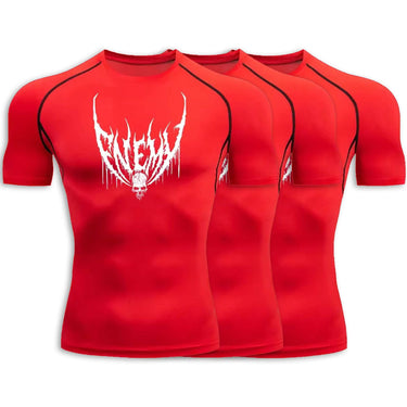 Enemy Red Compression Shirt XMARTIAL