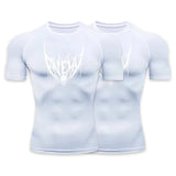 Enemy White Compression Shirt XMARTIAL