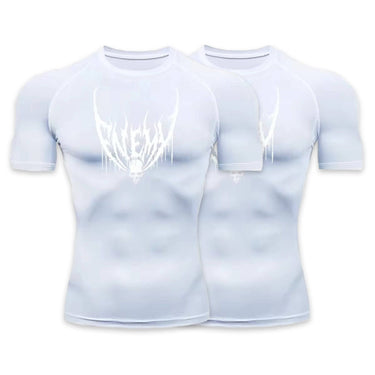 Enemy White Compression Shirt XMARTIAL