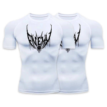Enemy White Compression Shirt XMARTIAL