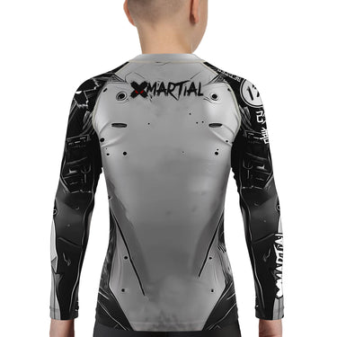 Force Bot Hero Kids BJJ Rash Guard XMARTIAL