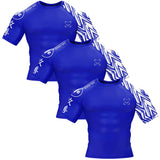 Full Minimalist Blue Compression Shirt XMARTIAL