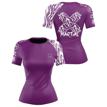 Full Minimalist Women's Rank BJJ Rash Guard XMARTIAL