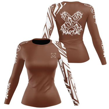 Full Minimalist Women's Rank BJJ Rash Guard XMARTIAL