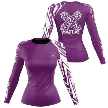 Full Minimalist Women's Rank BJJ Rash Guard XMARTIAL
