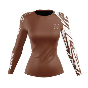 Full Minimalist Women's Rank BJJ Rash Guard XMARTIAL
