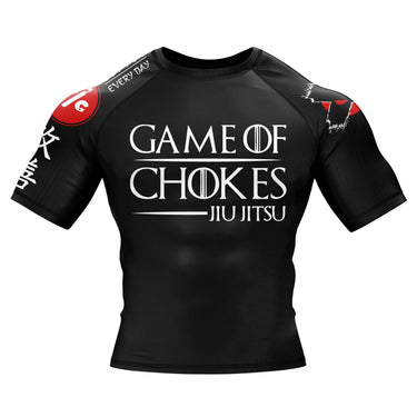 Game of Chokes Black Compression Shirt XMARTIAL