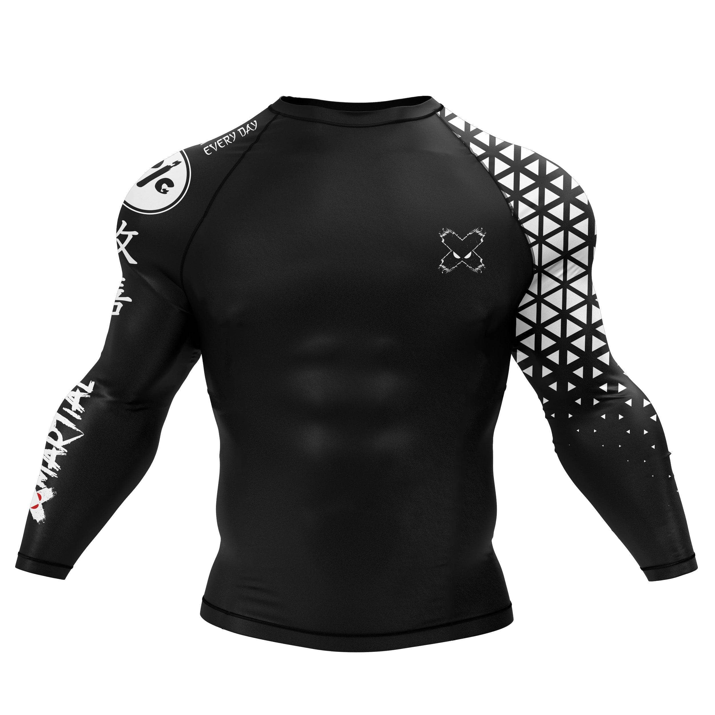 Acbjj Rash Guard Grappler Rank BJJ Rash Guard - XMARTIAL