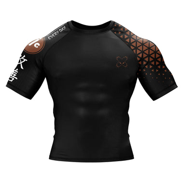 Grappler Brown/Black Compression Shirt XMARTIAL