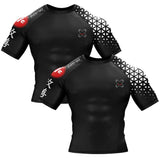Grappler Brown/Black Compression Shirt XMARTIAL
