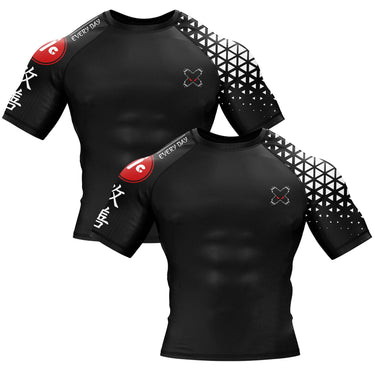 Grappler Brown/Black Compression Shirt XMARTIAL