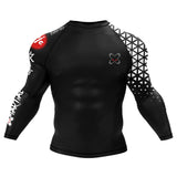Grappler Long Sleeve Black Compression Shirt XMARTIAL
