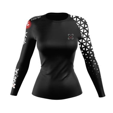 Grappler Women's Rank BJJ Rash Guard XMARTIAL