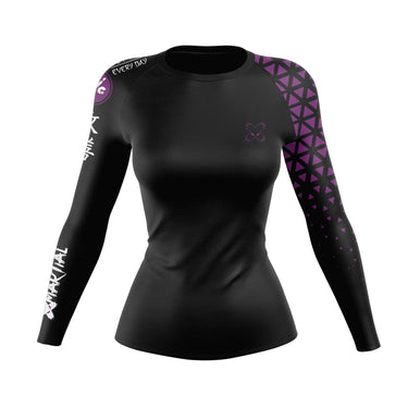 Grappler Women's Rank BJJ Rash Guard XMARTIAL