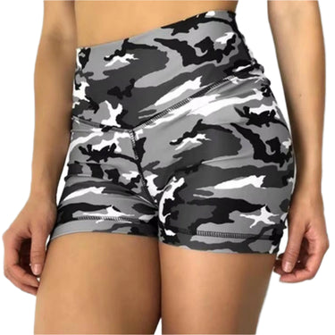 Grey Hunter Compression Camo Shorts Women XMARTIAL