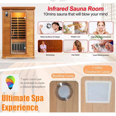 Harmony Wooden Infrared Sauna XMARTIAL