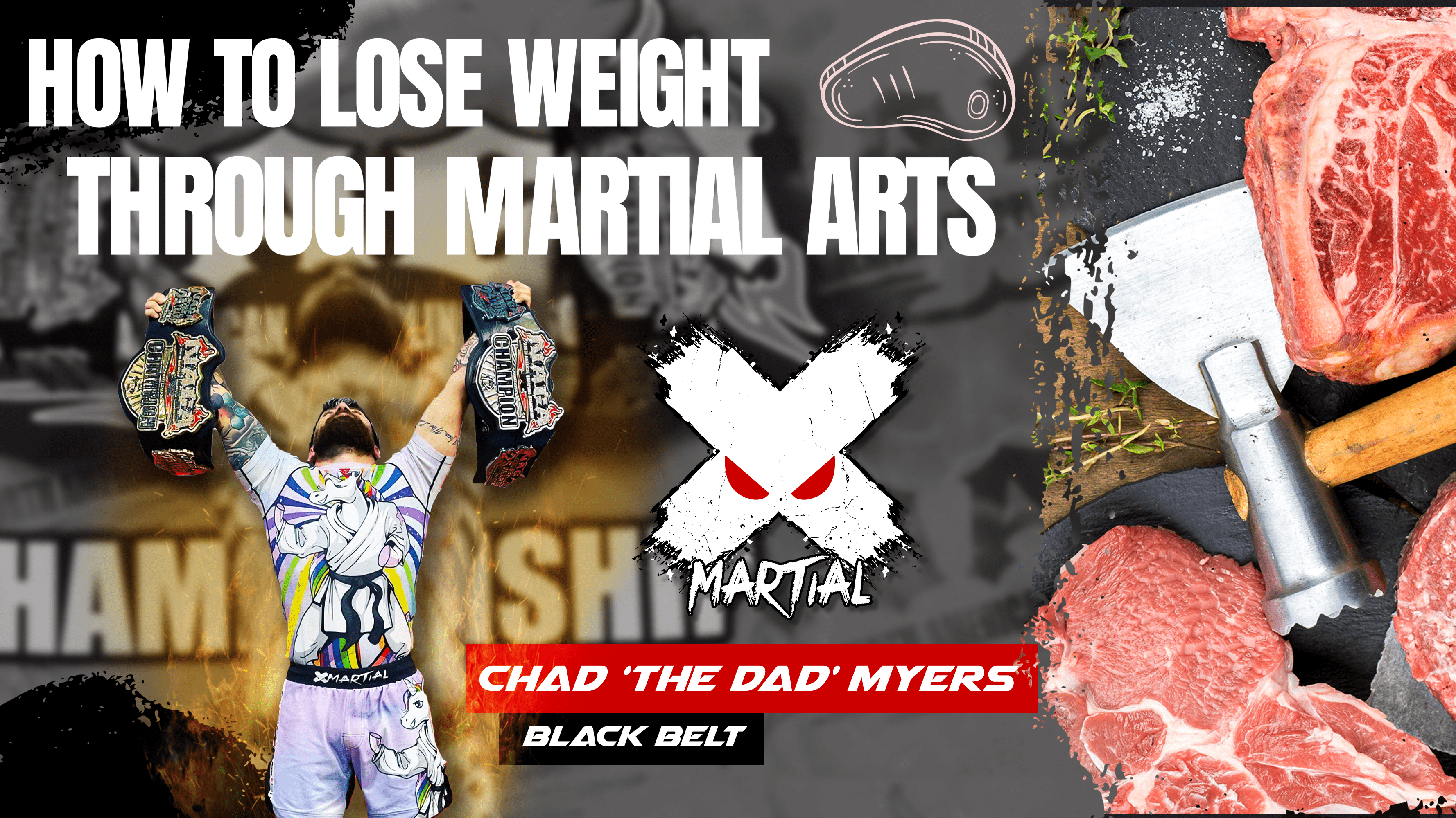 How to lose weight through martial arts by Black-Belt Chad 'The Dad' Myers XMARTIAL