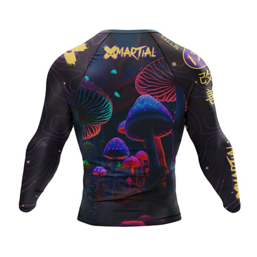 Indigo Mushroom Rash Guard XMARTIAL