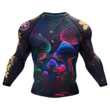 Indigo Mushroom Rash Guard XMARTIAL