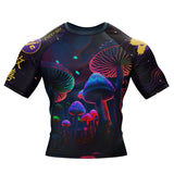 Indigo Mushroom Rash Guard XMARTIAL