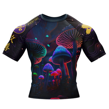 Indigo Mushroom Rash Guard XMARTIAL