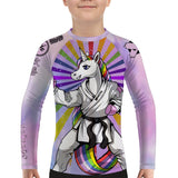 Jitsunicorn Kids BJJ Rash Guard XMARTIAL