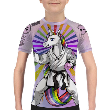 Jitsunicorn Kids BJJ Rash Guard XMARTIAL