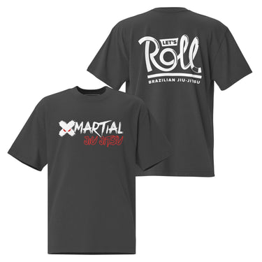 Jiu Jitsu Shirt Oversized Let's Roll XMARTIAL