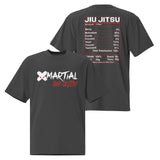 Jiu Jitsu Shirt Oversized Nutrition Label XMARTIAL