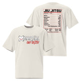 Jiu Jitsu Shirt Oversized Nutrition Label XMARTIAL