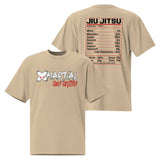 Jiu Jitsu Shirt Oversized Nutrition Label XMARTIAL