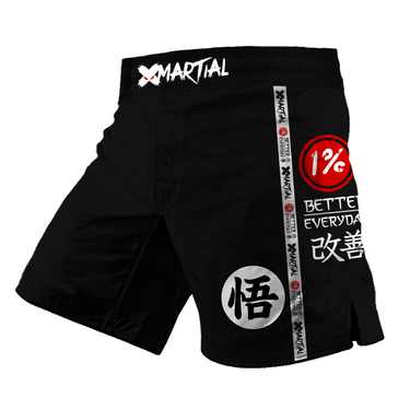 Kanji Black 2.0 Hybrid Grappling Shorts XMARTIAL