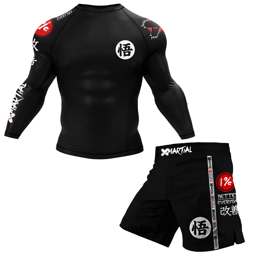 Kanji Black 2.0 Pockets BJJ/MMA Shorts XMARTIAL