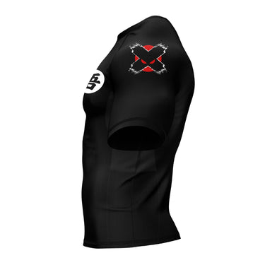 Kanji Black BJJ Rash Guard XMARTIAL