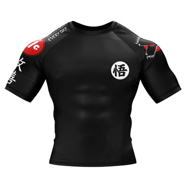 Kanji Black Compression Shirt XMARTIAL