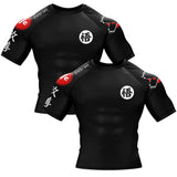 Kanji Black Compression Shirt XMARTIAL