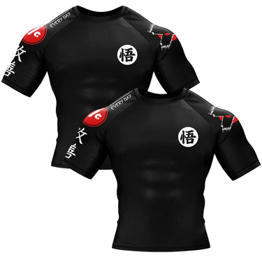 Kanji Black Compression Shirt XMARTIAL
