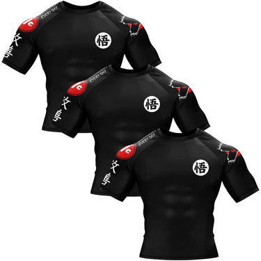 Kanji Black Compression Shirt XMARTIAL