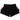 Kanji Black Muay Thai Shorts XMARTIAL