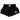 Kanji Black Muay Thai Shorts XMARTIAL